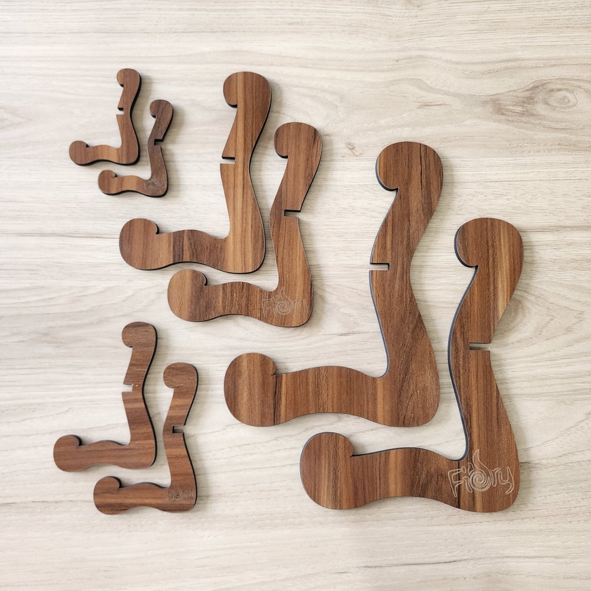 Display Stand Small - Stained Rimu Finish - Fiery Creations Ltd